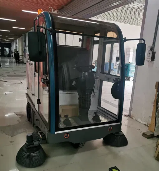 Factory Price Automatic Ride on Street Road Floor Sweeper Auto Rider Electric Sweeper for Industrial and Commercial Application Warehouse/Workshop/Parking Lot